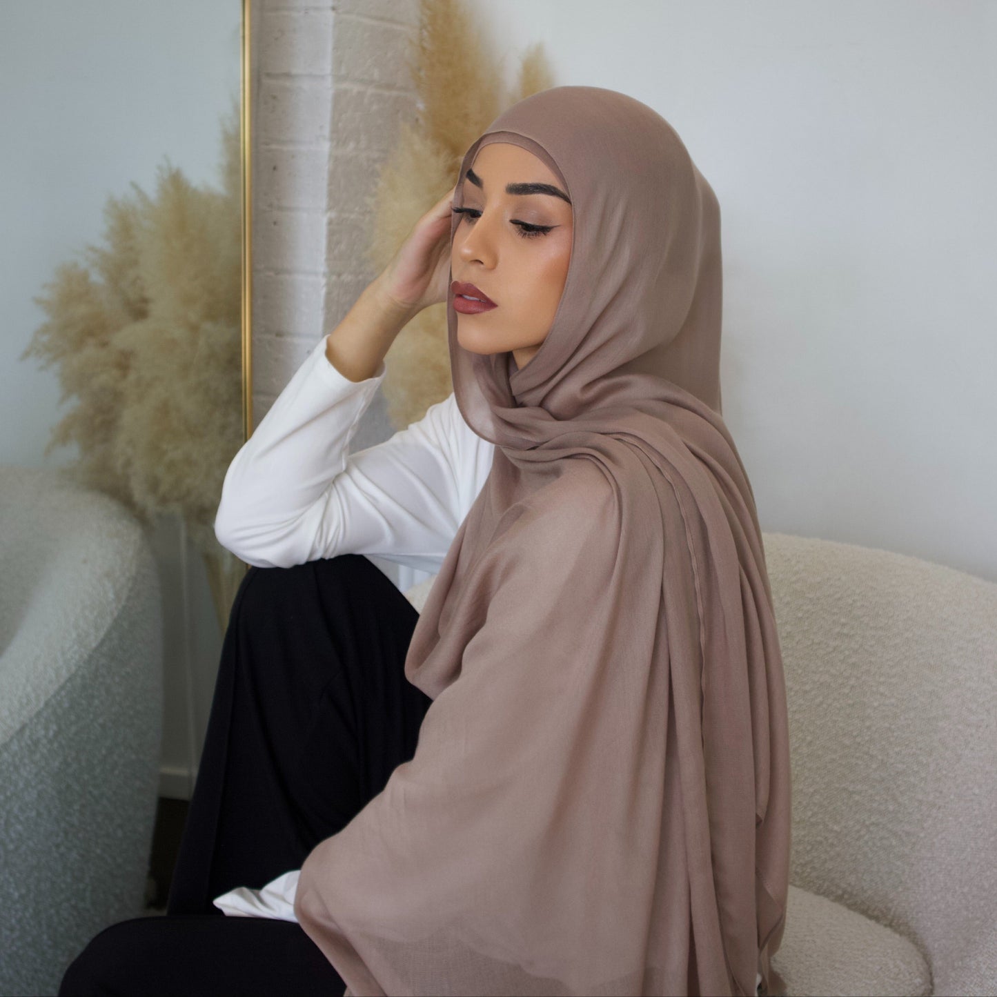 Warm Vanilla Hijab - Modal