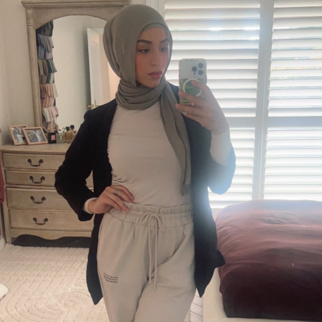 Taupe Hijab - Modal