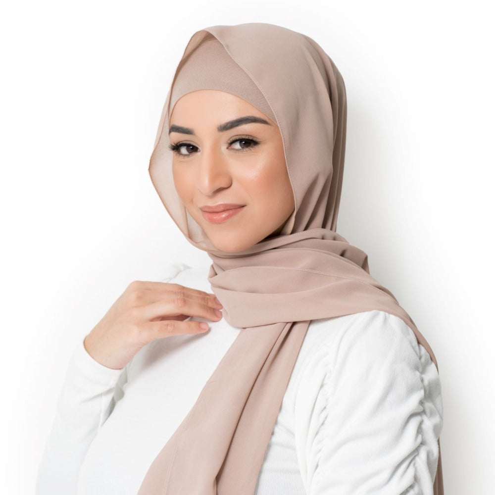 Warm Vanilla Hijab - Chiffon