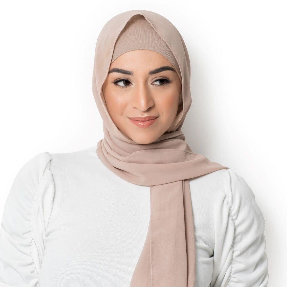 Warm Vanilla Hijab - Chiffon