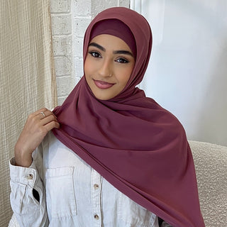 Rosewood Hijab - Chiffon