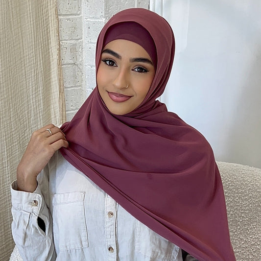 Rosewood Hijab - Chiffon