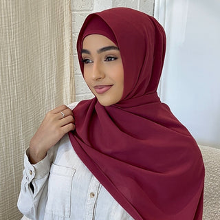 Lipstick Hijab - Chiffon
