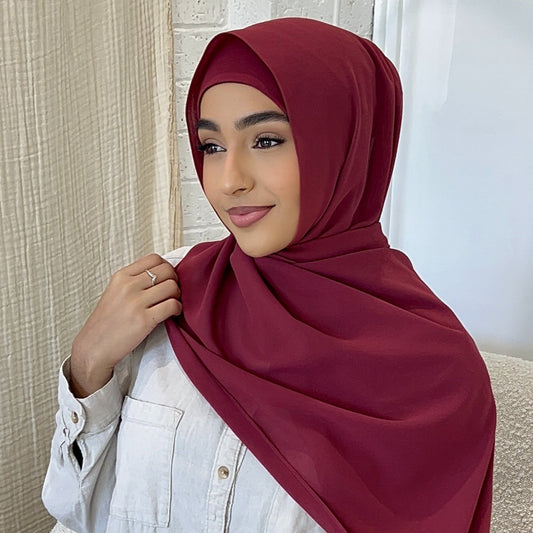 Lipstick Hijab - Chiffon