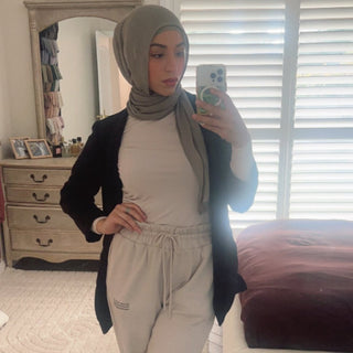Taupe Hijab - Modal