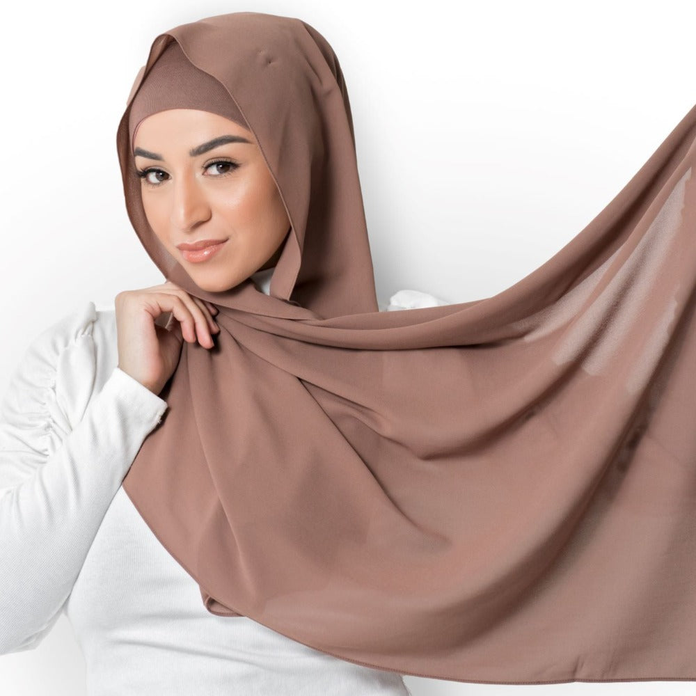 Nutmeg Hijab - Chiffon