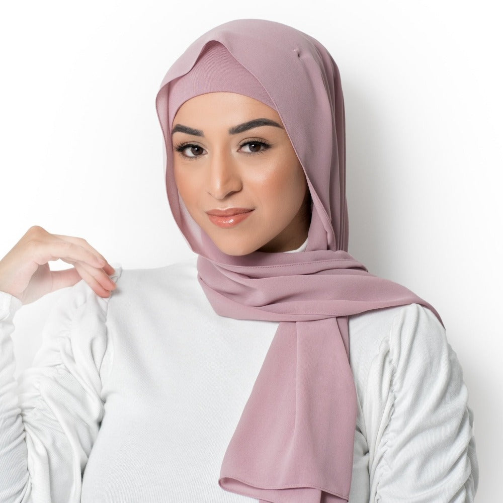 Blush Hijab - Chiffon